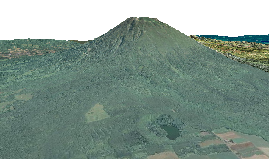 羊蹄山3D画像