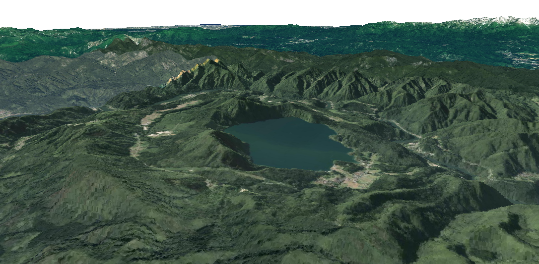 沼沢の3D画像