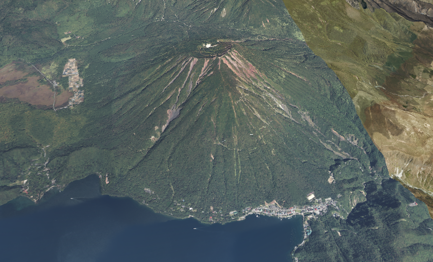 男体山の3D画像