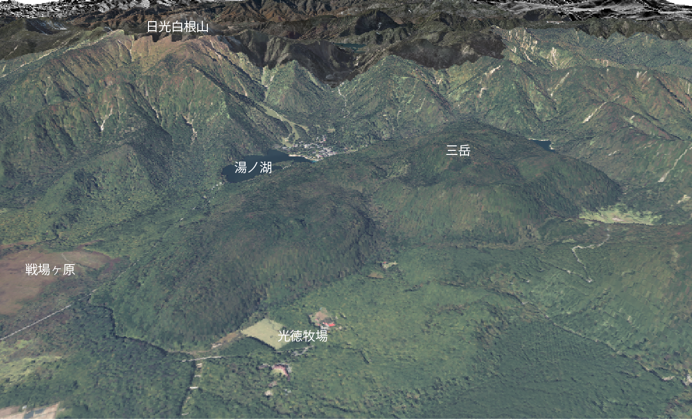 三岳の3D画像