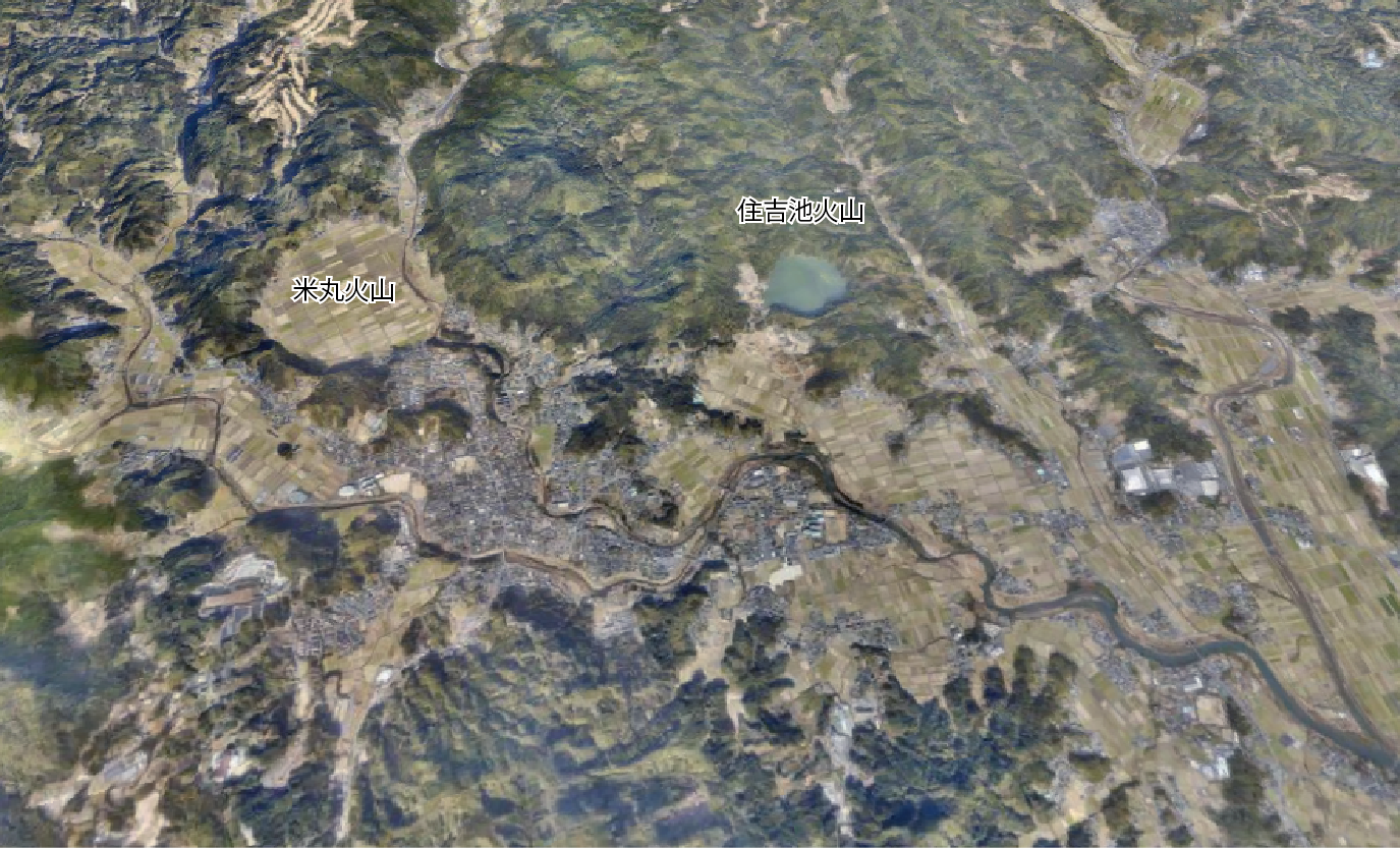 米丸・住吉池の3D画像
